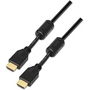 Nanocable Cable HDMI v1.4 de 3m con Ferrita, Negro